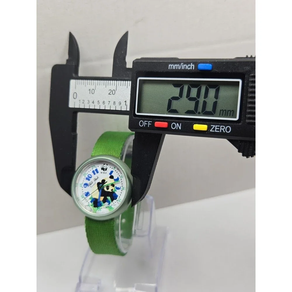 Vintage 1992 Flik Flak by Swatch WWF Panda Swiss Kids Watch Rare New Battery
